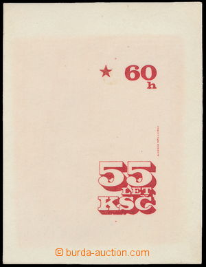 176695 - 1976 ZT  Pof.2204, 55. výročí KSČ 60h, zkusmý tisk - ot