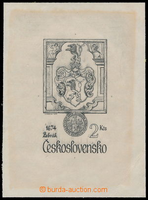 176703 - 1979 ZT  Pof.2382, Heraldika - znak Žebráku 2Kčs, zkusmý
