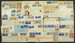 176777 - od 1911 [COLLECTIONS]  group of 32 letters - air-mail, Reg, 