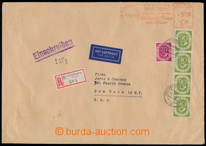 176808 - 1953 těžký R+Let dopis do New Yorku, vyplacený OVS 3,50D