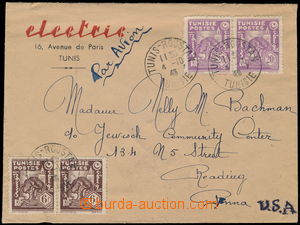 176835 - 1945 commercial air-mail letter with 2x Mi.276, 6Fr + 2x Mi.