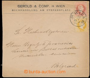 176924 - 1867 dopis do Srbska, Sonder-Tarif 7Kr, známky 2+5Kr FJI je