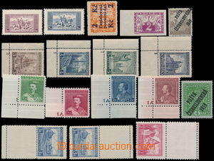 176946 - 1918-39 comp. 15 pcs of various stamp., i.a. issue Towns and