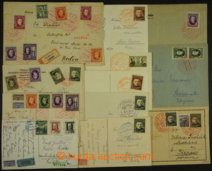 176982 - 1939-44 comp. 12 pcs of entires with special postmark and ca