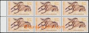 177008 - 2013 Pof.786VV, Horses 13CZK, block of 6 with lower margin, 