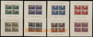 177204 - 1947 Mi.985-992, Roosevelt, complete set of 8 souvenir sheet