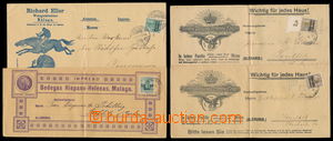 177210 - 1905-1911 4 obálky, z toho jedna z německé Levanty, zasla