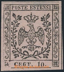 177231 - 1852 Sass.9d, Znak 10C, chybotisk CE6T namísto CENT; malé 
