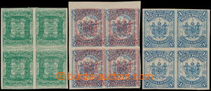 177313 - 1896 SG.80-82, complete set 25C, 50C, 1$, TRIAL PRINT  of or