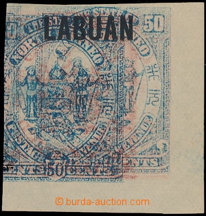 177314 - 1896 SG.81, trial overprint LABUAN unusually on stamp of Nor