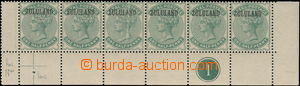 177346 - 1888 SG.13, Natal ½P green with Opt ZULULAND, corner st