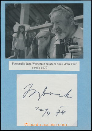177420 - 1974 WERICH Jan (1905-1980), filmový i divadelní herec a s