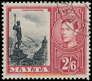 177517 - 1938 SG.229a, George VI. 2Sh6P, black / red, printing error 