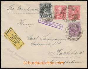 177529 - 1910 DONNERBERGWARTE, Milešovka, rámečkové fialové raz