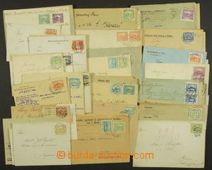 177572 - 1919-20 [COLLECTIONS]  selection of 110 pcs of entires with 