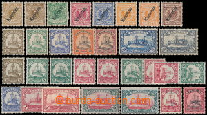 177576 - 1897-15 KAMERUN  partie známek na kartě A5, včetně vyš