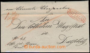 177578 - 1839 CZECH LANDS/  folded letter with red decorative oval pm