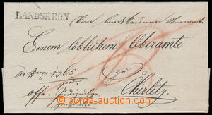 177625 - 1840 CZECH LANDS/  folded letter with single line cancel. LA