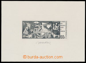 177725 - 1966 ZT  Pof.1543, Guernica 60h, zkusmý tisk - otisk komple