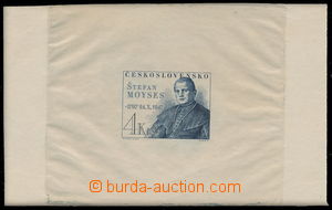 177731 - 1947 PLATE PROOF  Pof.461, Moyses 4Kčs, plate proof - maste