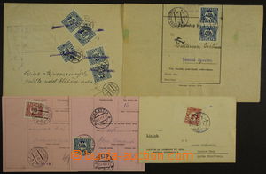 177844 - 1941-42 comp. 5 pcs of entires with various frankings postag
