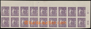 177851 -  Pof.11 STp, 25h fialová, pravý svislý krajový 18ti-blok