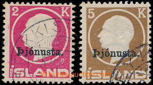177863 - 1922 Mi.41-42, official 2 Kreuzer and 5 Kreuzer with Opt Pj