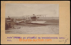177869 - 1924 Us card with mounted photos with picture aircrafts Areo