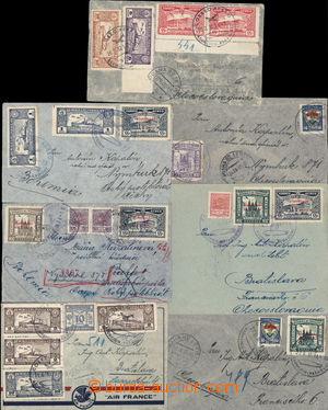 177878 - 1937-39 sestava 7ks Let-dopisů adresovaných do ČSR, resp.