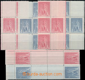 177935 - 1945 Pof.431-432, Kozina, sestava 6ks různých kupónových