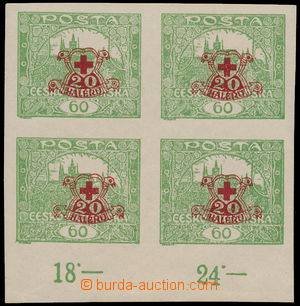 177974 -  Pof.171Nc, unissued Hradčany 60h green without perf with r