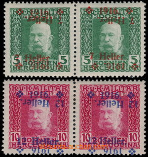 178077 - 1916 Ferch.95 a 96, 5H FJI zelená a 10H červená, obě hod