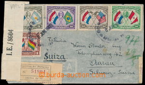 178085 - 1942 R+Let-dopis do Švýcarska vyfr. zn. Mi.480, 481, 483, 