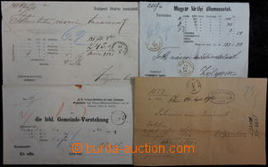 178087 - 1881-94 comp. of 4 money letters, all addressed to Zvolen; v