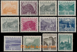 178091 - 1929-30 Mi.498-511, Krajinky 10Gr-2Sch, bez Mi.498 a 504; ka