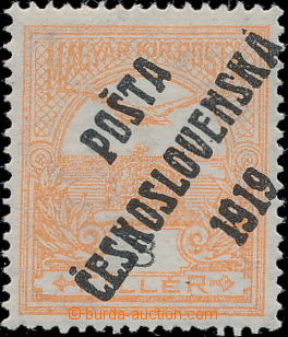 178199 -  Pof.91, 3f orange, type II., light off center overprint; ma