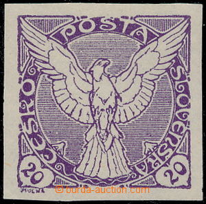 178209 - 1918 Pof.NV5N, Falcon in Flight (issue) 20h violet, official