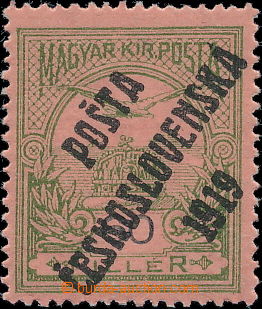 178329 -  Pof.94, 60f green, overprint type II.; exp. by Mrnak., Gilb
