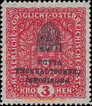 178335 -  Pražský přetisk I (malý znak), Pof.RV17a Pp, Znak 3K sv