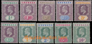 178402 - 1902 SG.57-66, Edvard VII. ½P-10Sh; kompletní svěží