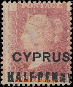 178418 - 1881 SG.7, Victoria ½P/1P red, plate 208; cat. £20