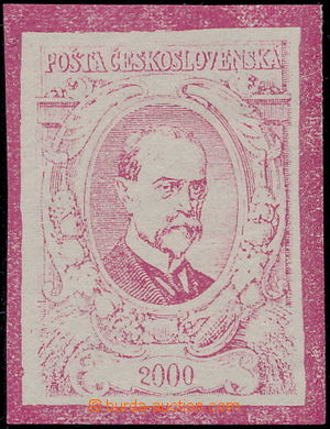 178420 -  PLATE PROOF  palte proof of the value 2000h in red color, t