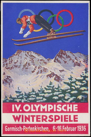 178472 - 1936 IV. Zimní olympijské hry v Ga-Pa, oficiální pohledn