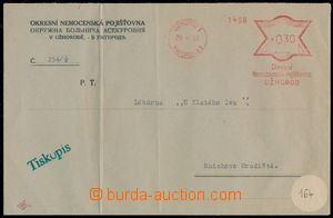 178503 - 1933 UZHHOROD  service letter with additional-printing and w