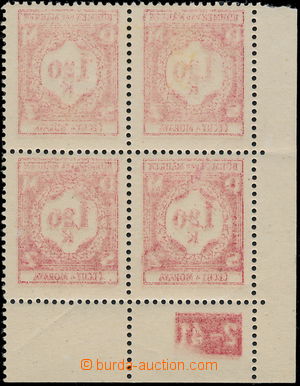178512 - 1941 Pof.SL7, 1,20K červená (I. vydání), levý dolní ro
