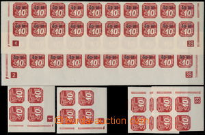 178515 - 1939 Pof.NV5, OT1, Newspaper stamp 10h red, left corner bloc