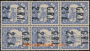 178555 - 1914 SG.104, 104a, 6-blok německých koloniálních zn. 20P