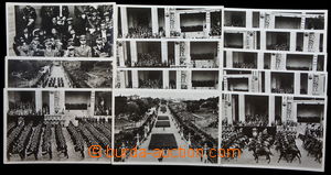 178563 - 1938 Návštěva A. Hitlera v Římě; 12 pohlednic z vojens