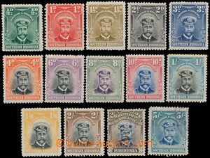 178598 - 1924 SG.1-14, George V., complete set 1/2P-5Sh, stamps 2Sh6P