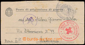 178617 - 1942 Italian prisoner letter-card, sent by a war prisoner to